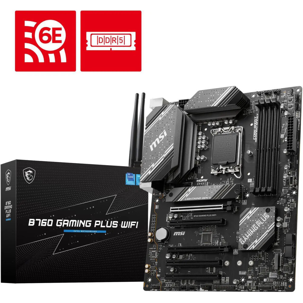 Motherboard MSI B760 GAMING PLUS WIFI Socket LGA 1700 ATX - Imagen 8