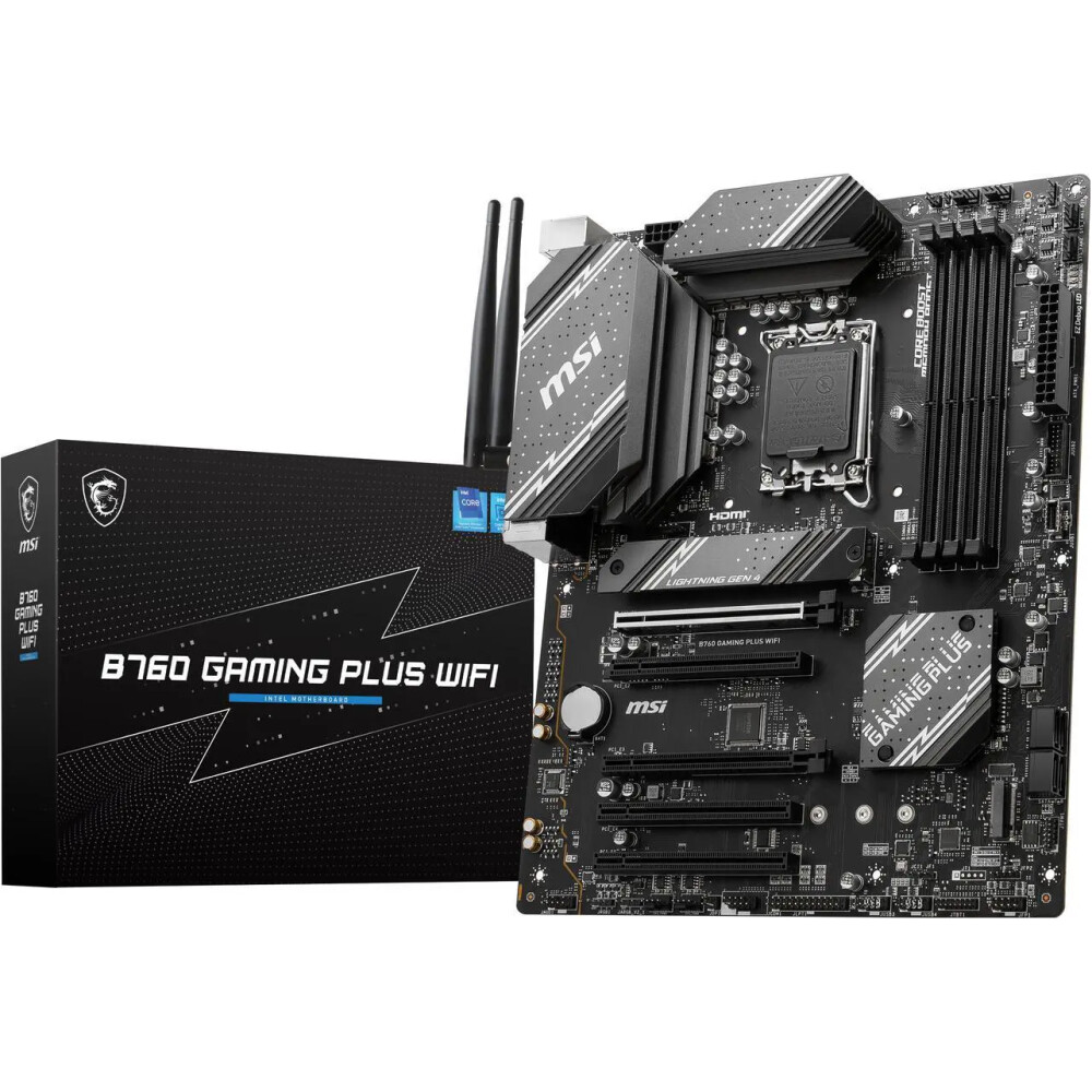 Motherboard MSI B760 GAMING PLUS WIFI Socket LGA 1700 ATX - Imagen 1