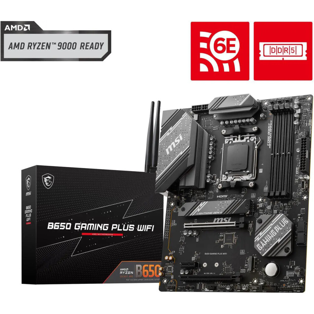 Motherboard MSI B650 GAMING PLUS WiFi AM5 ATX - Imagen 1