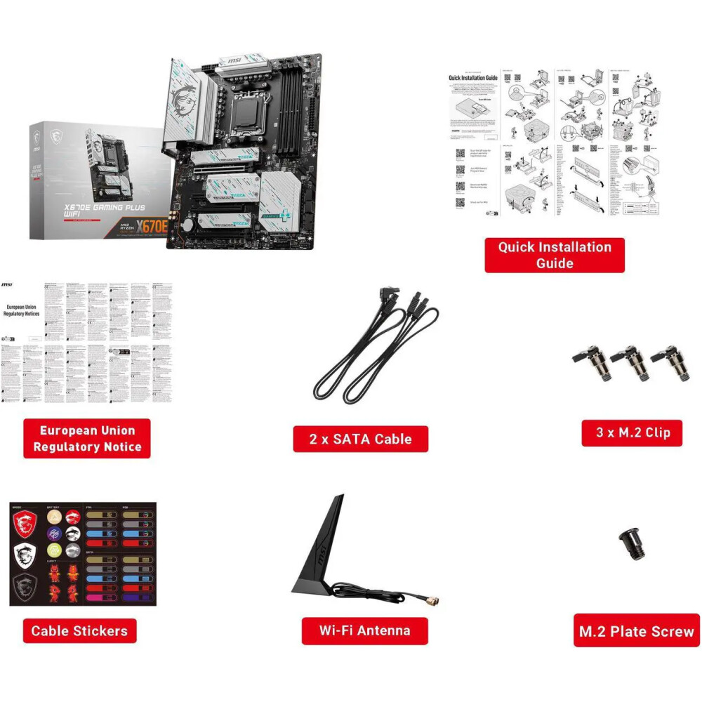 Motherboard MSI X670E Gaming Plus WiFi Socket AM5 ATX - Imagen 8