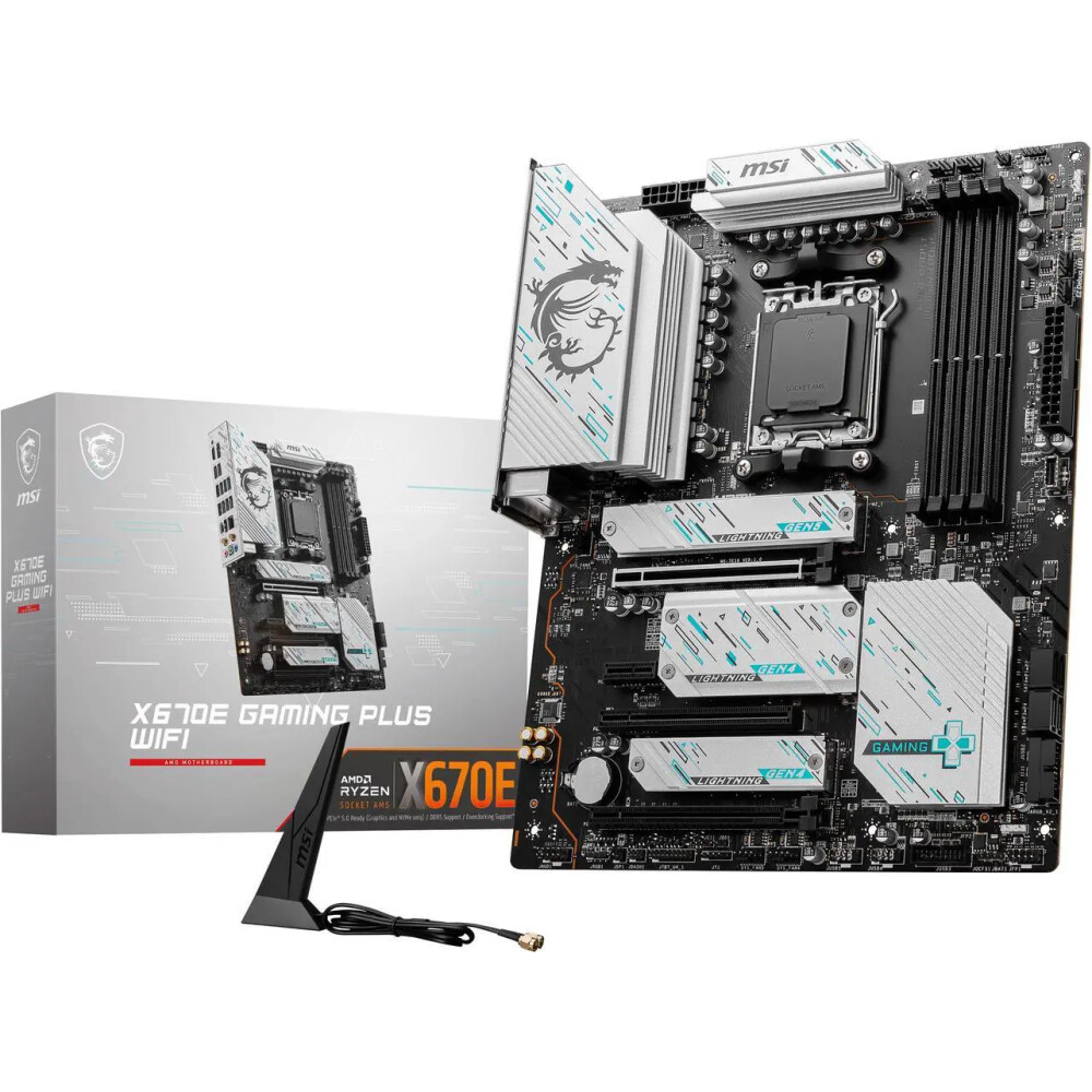 Motherboard MSI X670E Gaming Plus WiFi Socket AM5 ATX - Imagen 2