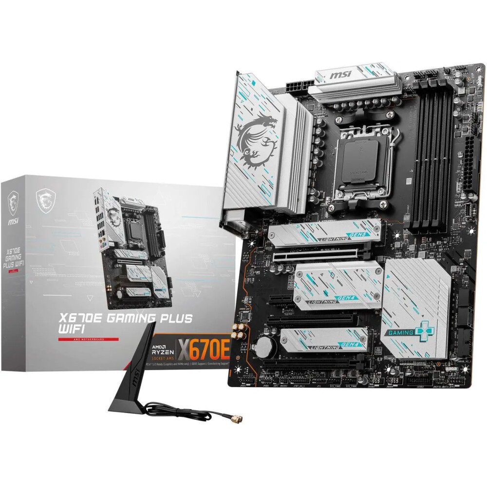 Motherboard MSI X670E Gaming Plus WiFi Socket AM5 ATX - Imagen 1