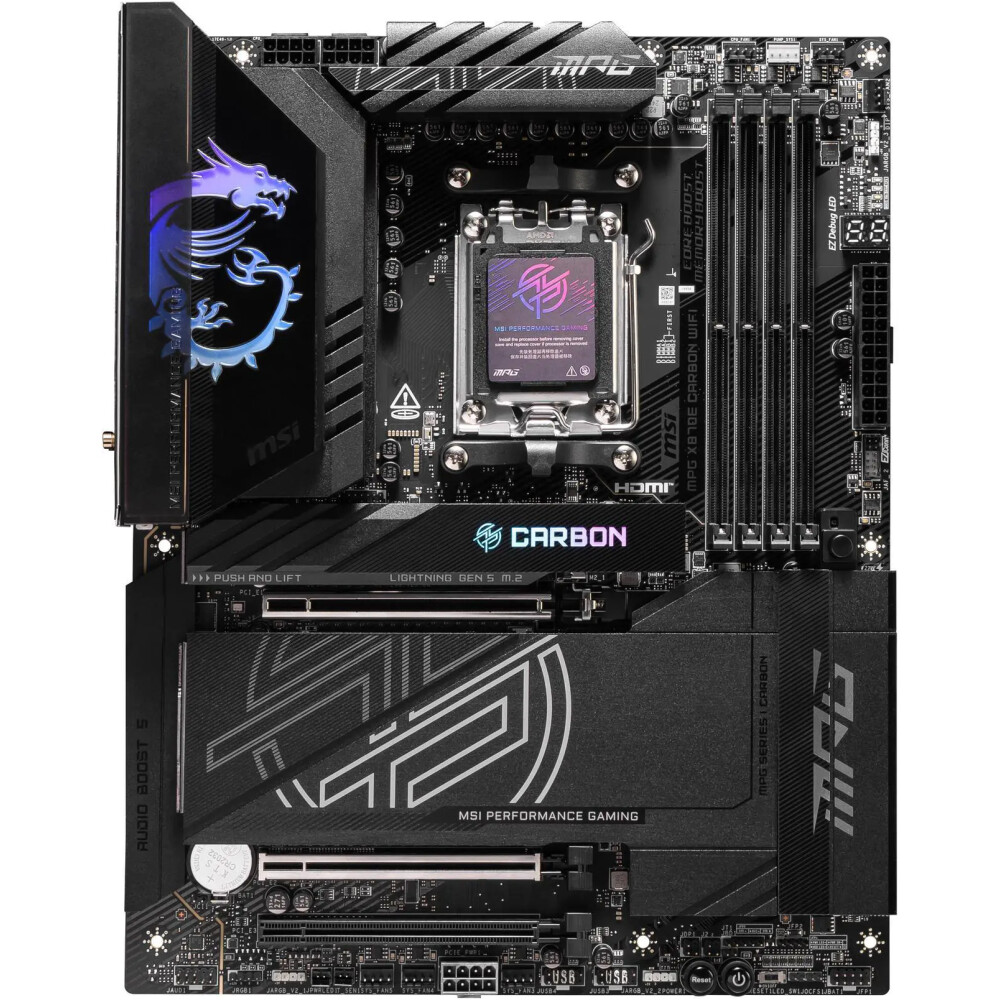Motherboard MSI MPG X870E CARBON WiFi Socket AM5 ATX - Imagen 2