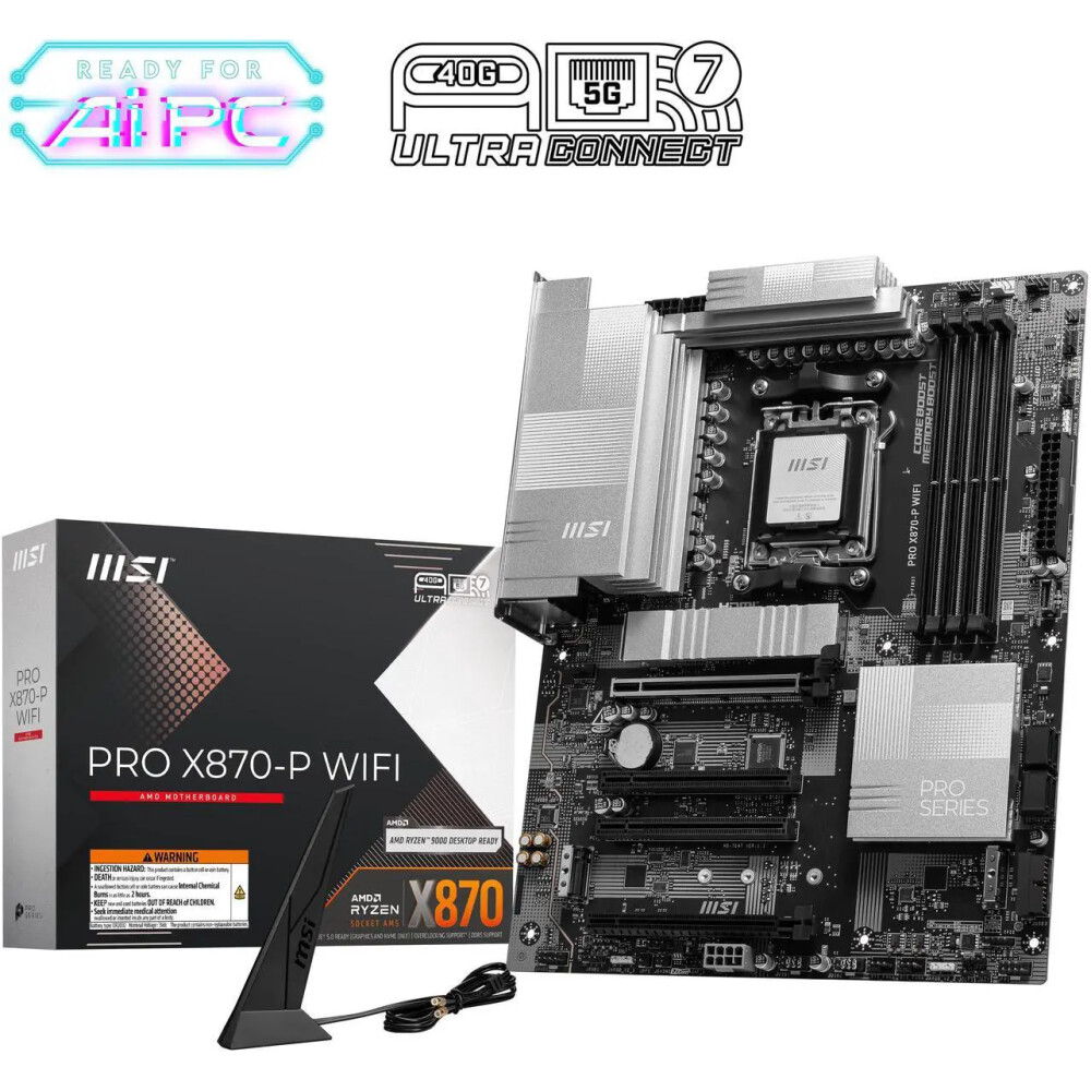 Motherboard MSI PRO X870-P WiFi Socket AM5 ATX - Imagen 1