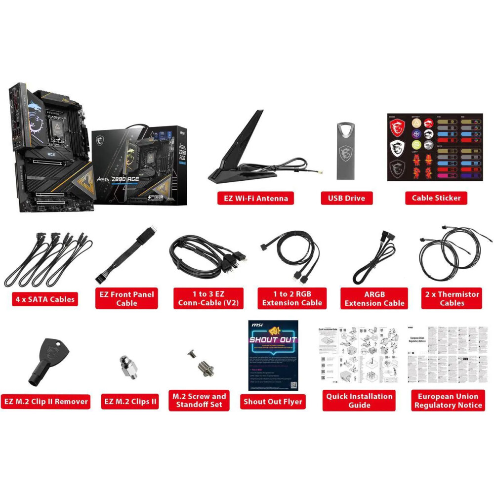 Motherboard MSI MEG Z890 ACE Socket LGA1851 ATX - Imagen 12