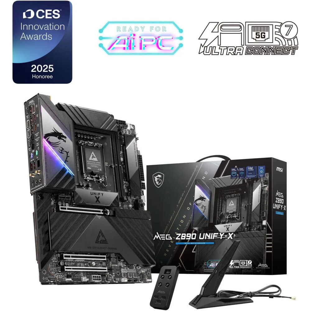 Motherboard MSI MEG Z890 UNIFY-X Socket LGA1851 ATX - Imagen 1