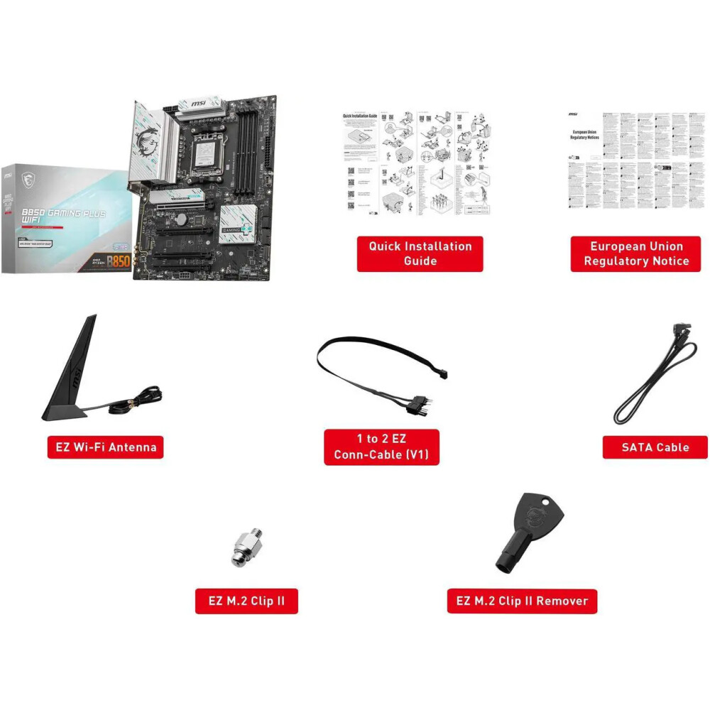 Motherboard MSI B850 GAMING PLUS WIFI Socket AM5 ATX - Imagen 7