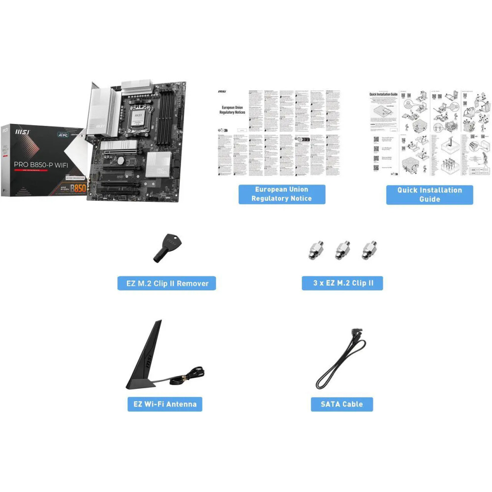 Motherboard MSI PRO B850-P WiFi AM5 ATX - Imagen 7