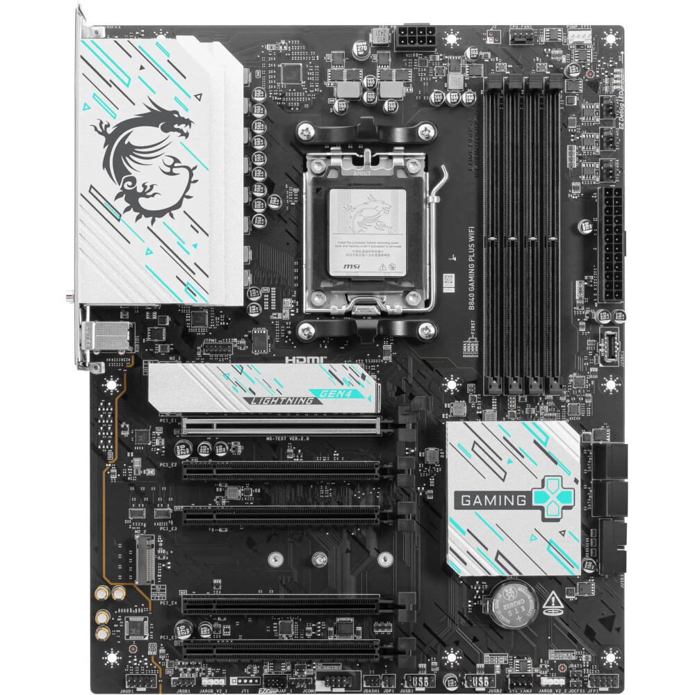 Motherboard MSI B840 GAMING PLUS WIFI Socket AM5 ATX - Imagen 2