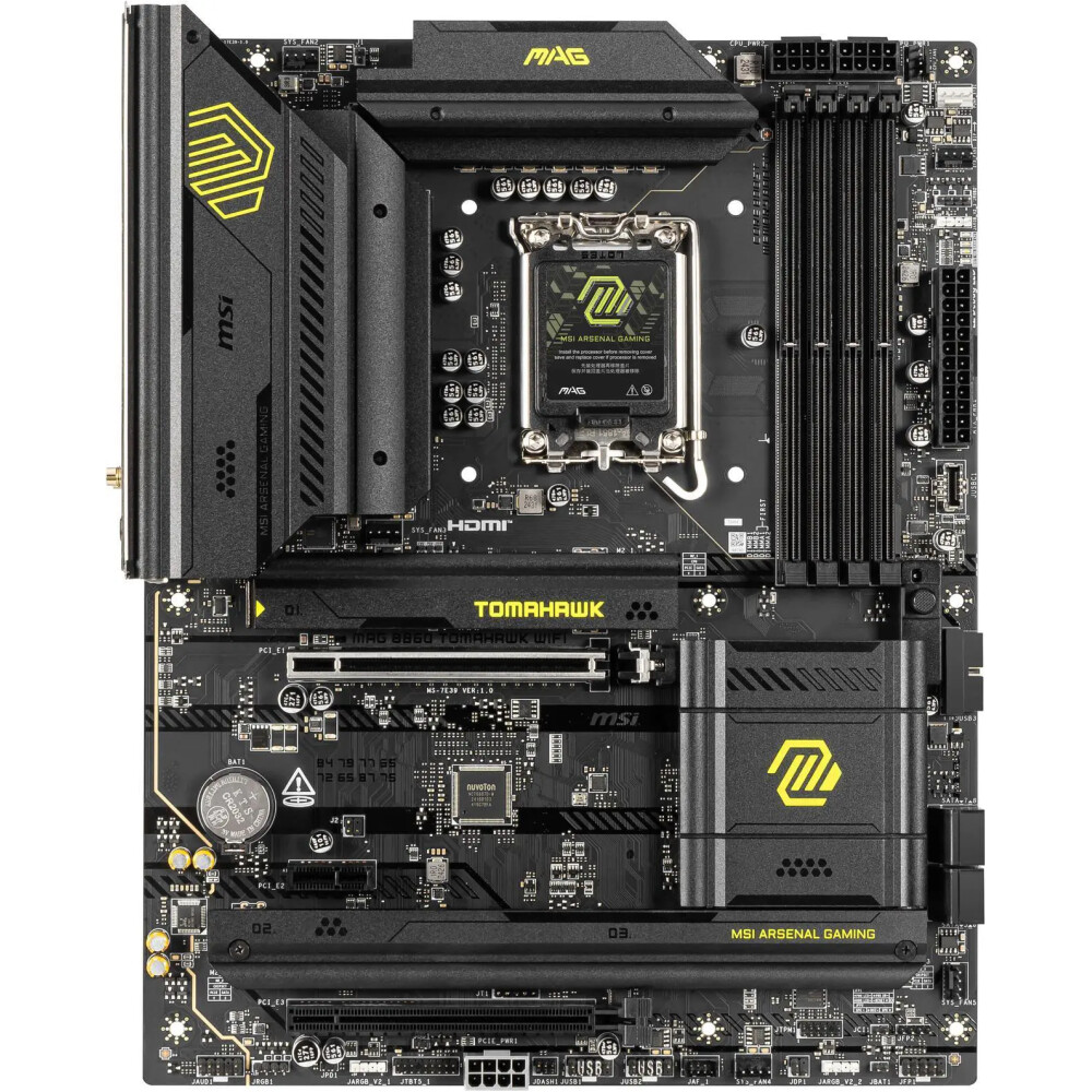 Motherboard MSI MAG B860 TOMAHAWK WIFI Socket LGA 1851 ATX - Imagen 2