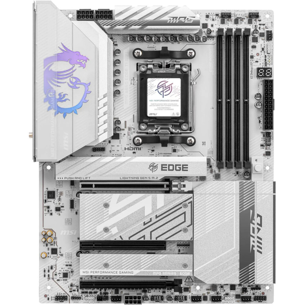 Motherboard MSI MPG B850 EDGE Ti WiFi Socket AM5 ATX - Imagen 2