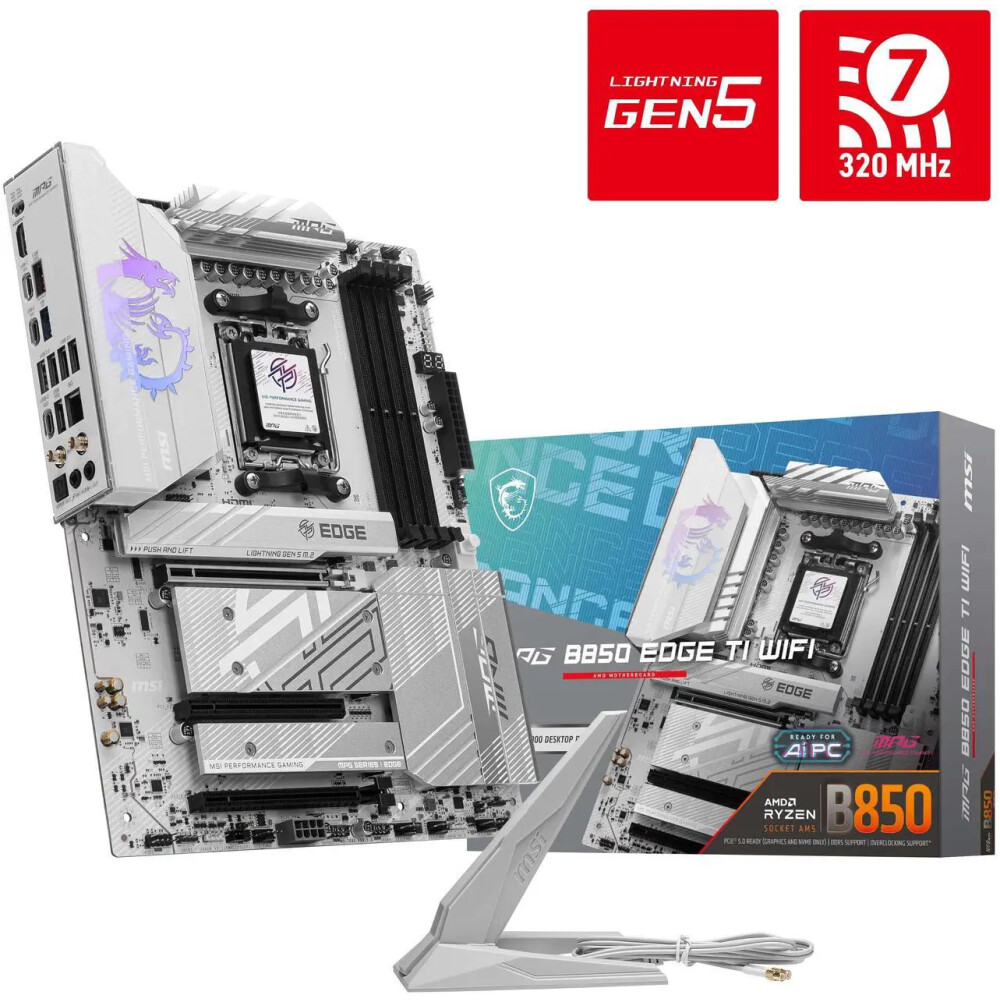 Motherboard MSI MPG B850 EDGE Ti WiFi Socket AM5 ATX - Imagen 1