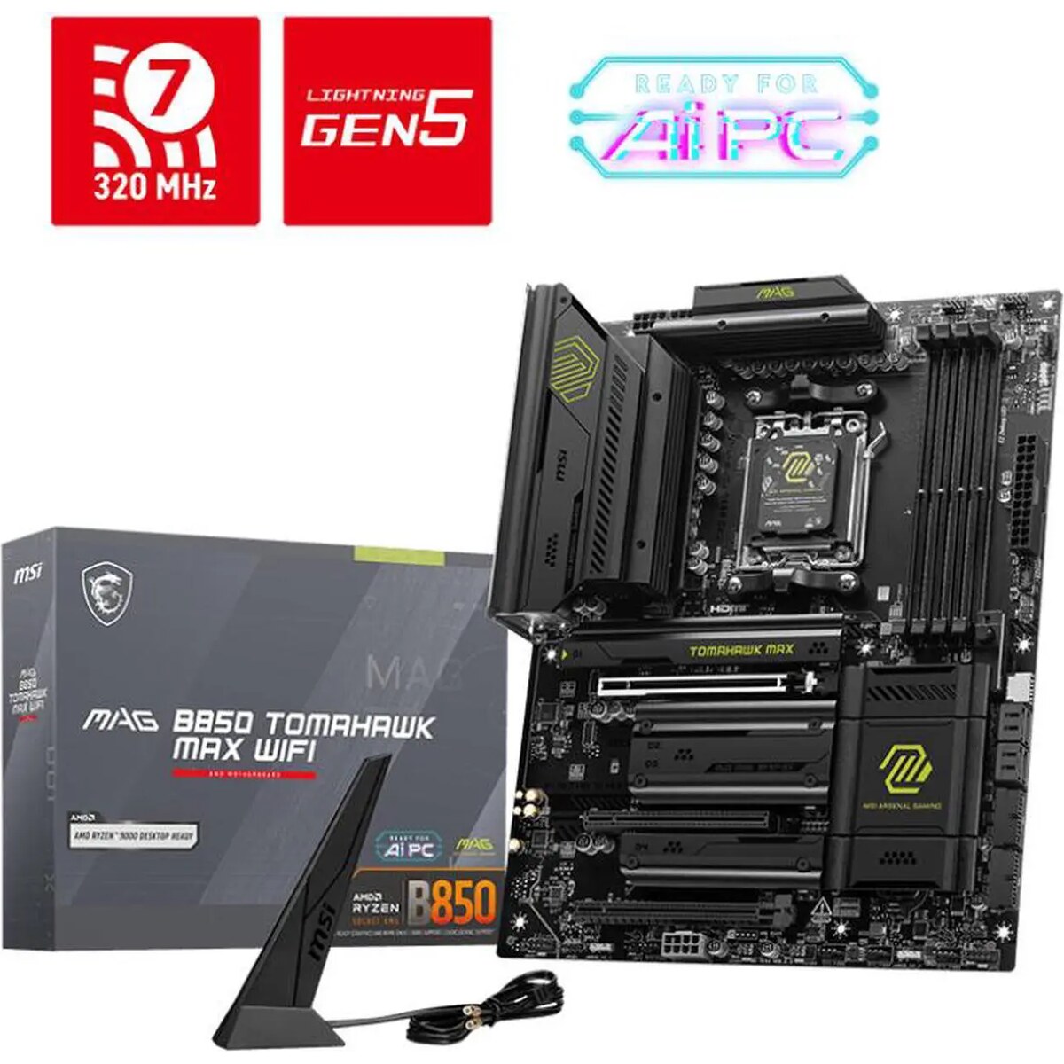Motherboard MSI MAG B850 TOMAHAWK MAX WiFi AM5 ATX