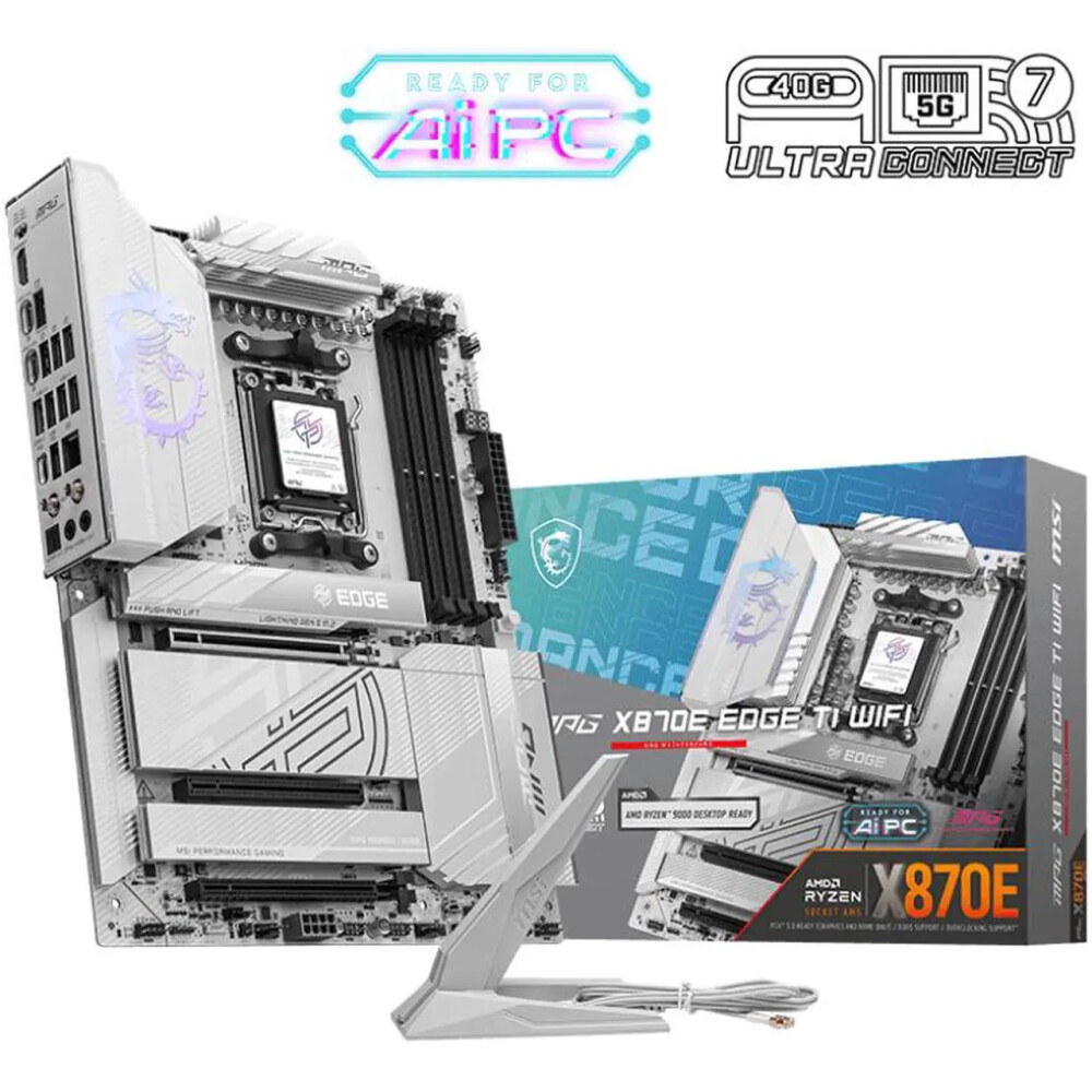 Motherboard MSI MPG X870E EDGE TI WiFi Socket AM5 ATX - Imagen 1