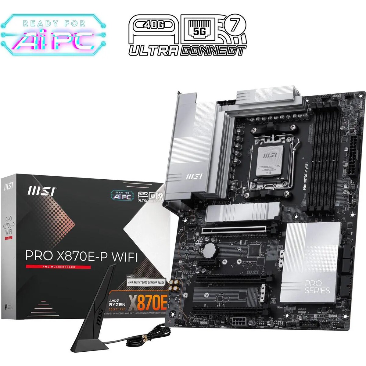 Motherboard MSI PRO X870E‑P WiFi Socket AM5 ATX