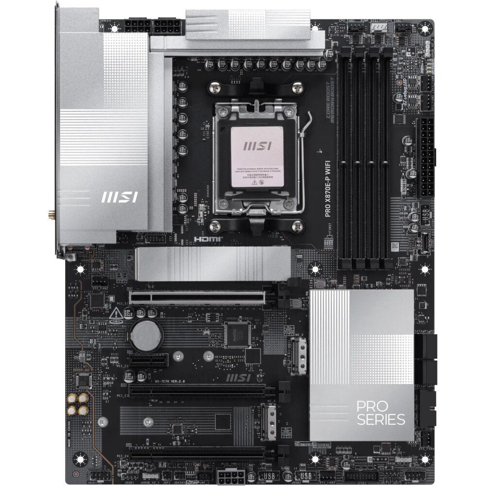 Motherboard MSI PRO X870E‑P WiFi Socket AM5 ATX - Imagen 2