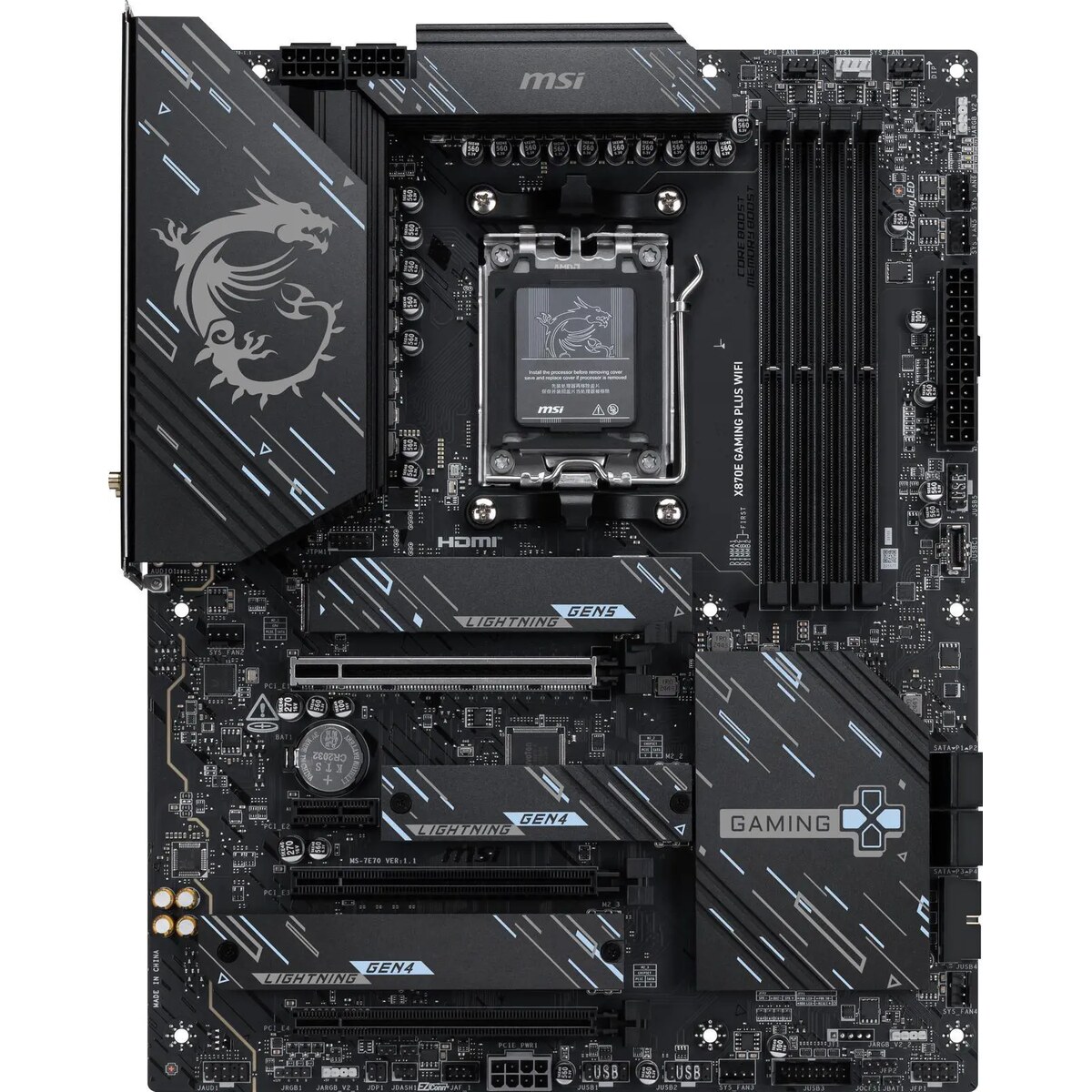 Motherboard MSI X870E GAMING PLUS WiFi Socket AM5 ATX