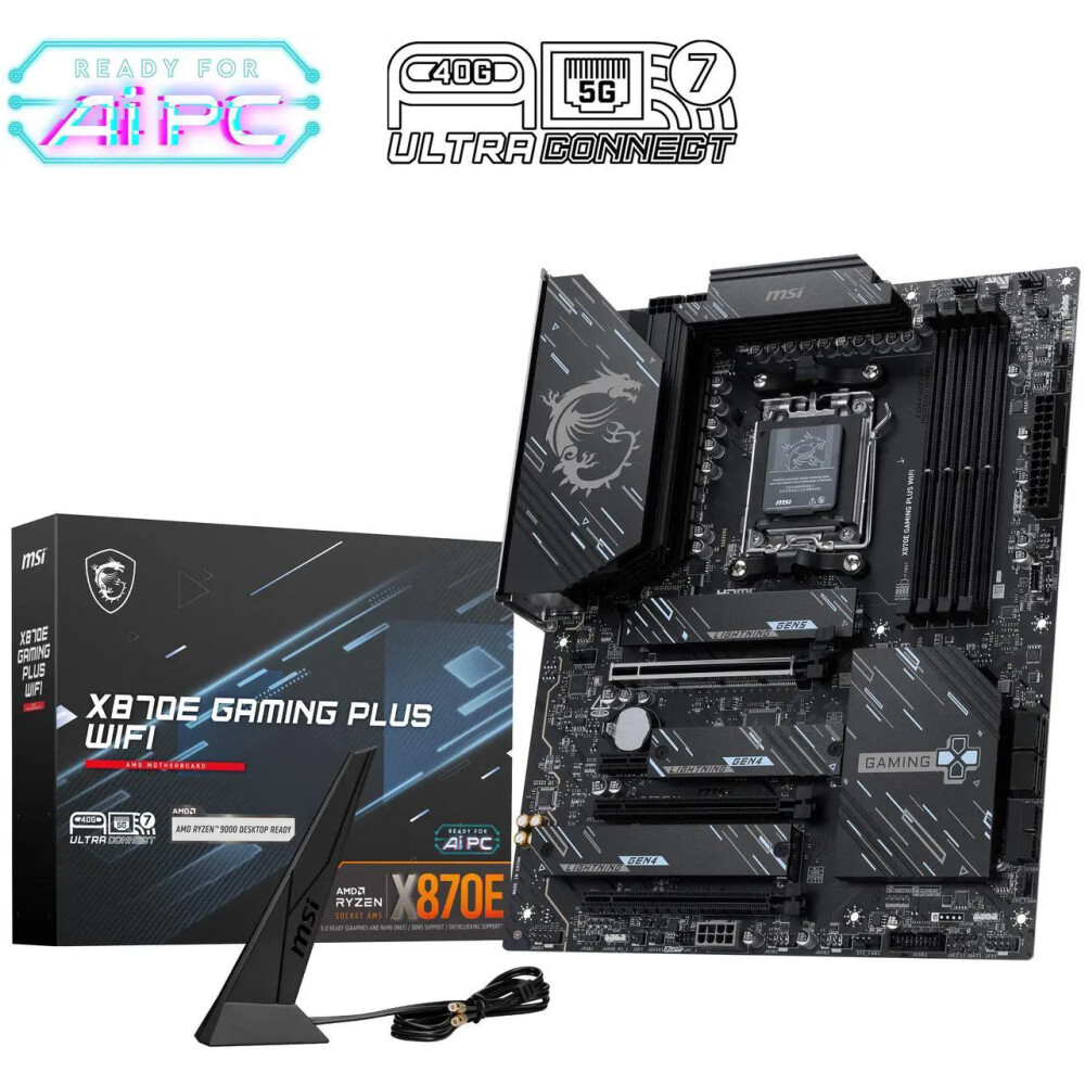 Motherboard MSI X870E GAMING PLUS WiFi Socket AM5 ATX - Imagen 6