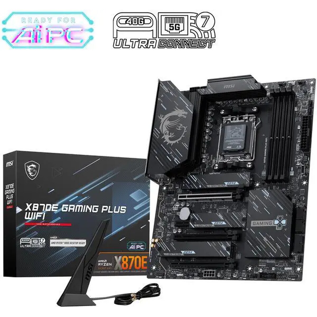 Motherboard MSI X870E GAMING PLUS WIFI Socket AM5 ATX