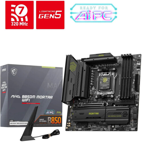 Motherboard MSI MAG B850M MORTAR WiFi AM5 Micro ATX