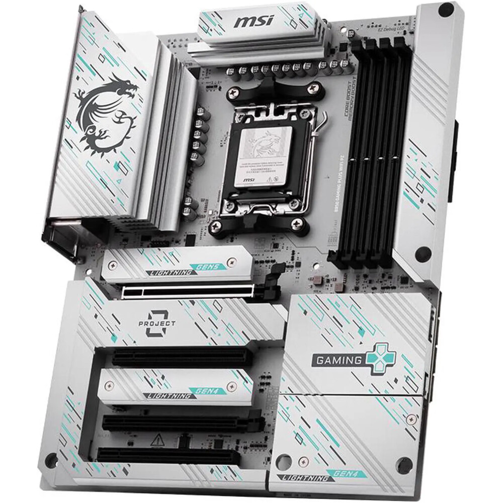 Motherboard MSI B850 GAMING PLUS WiFi PZ Socket AM5 ATX (Back‑Connect) - Imagen 3
