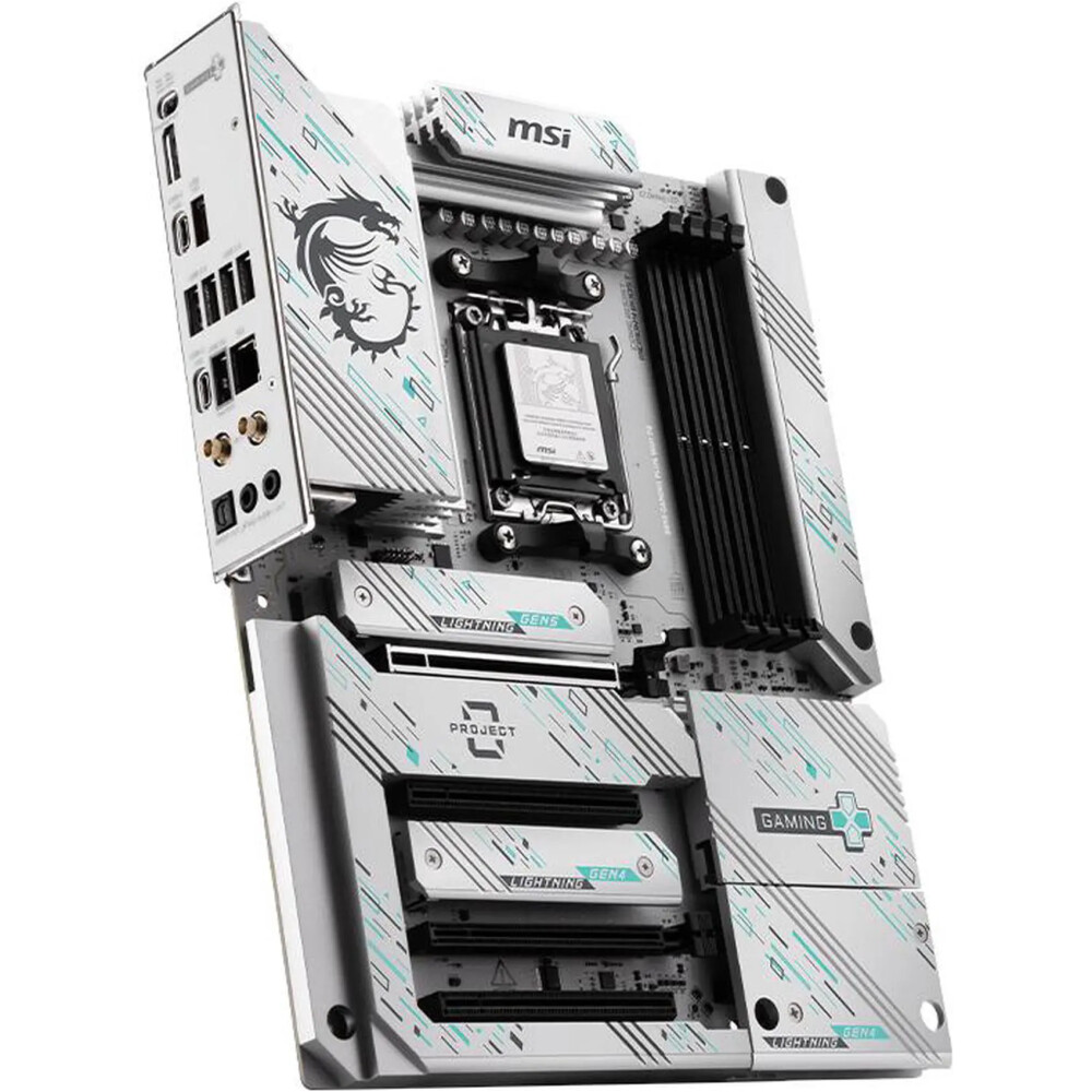Motherboard MSI B850 GAMING PLUS WiFi PZ Socket AM5 ATX (Back‑Connect) - Imagen 5