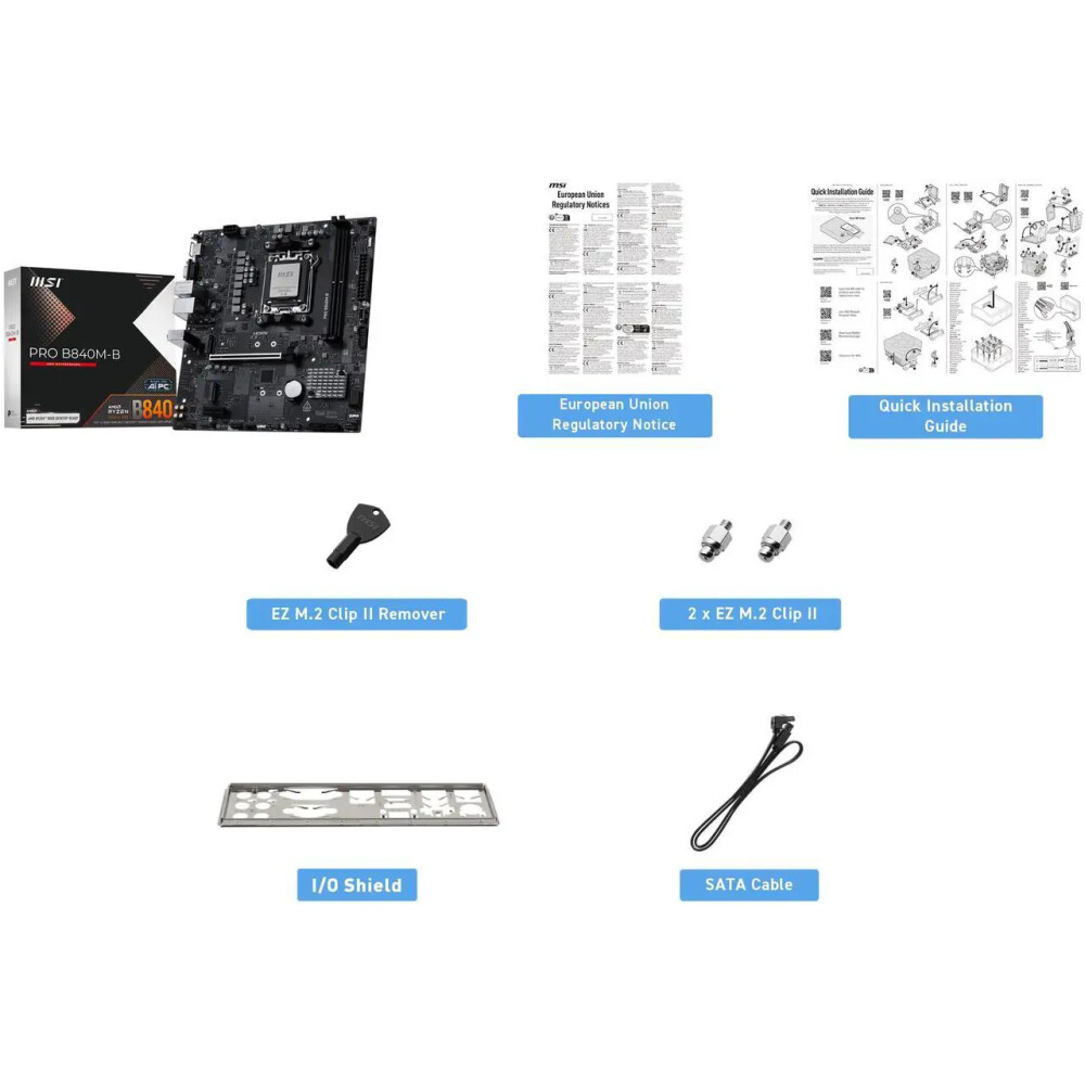 Motherboard MSI PRO B840M-B Socket AM5 Micro ATX - Imagen 5