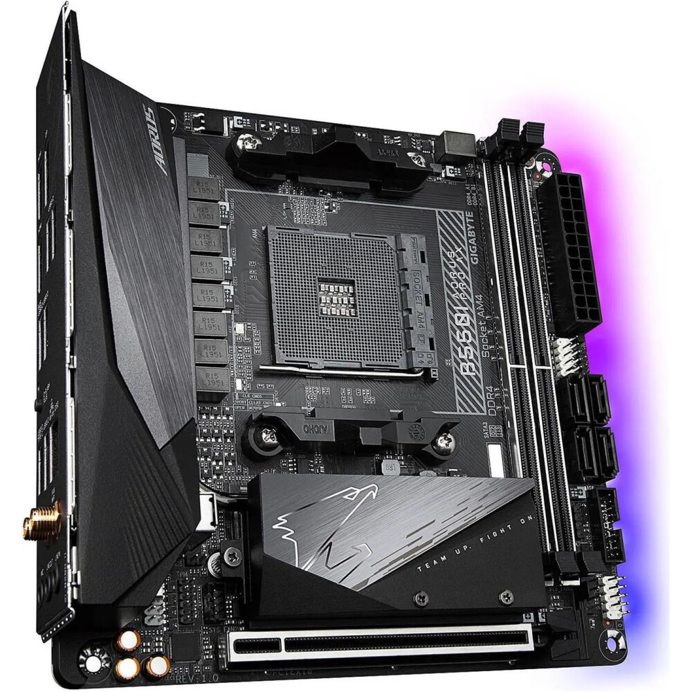 Motherboard GIGABYTE B550I AORUS PRO AX Socket AM4 Mini ITX - Imagen 4