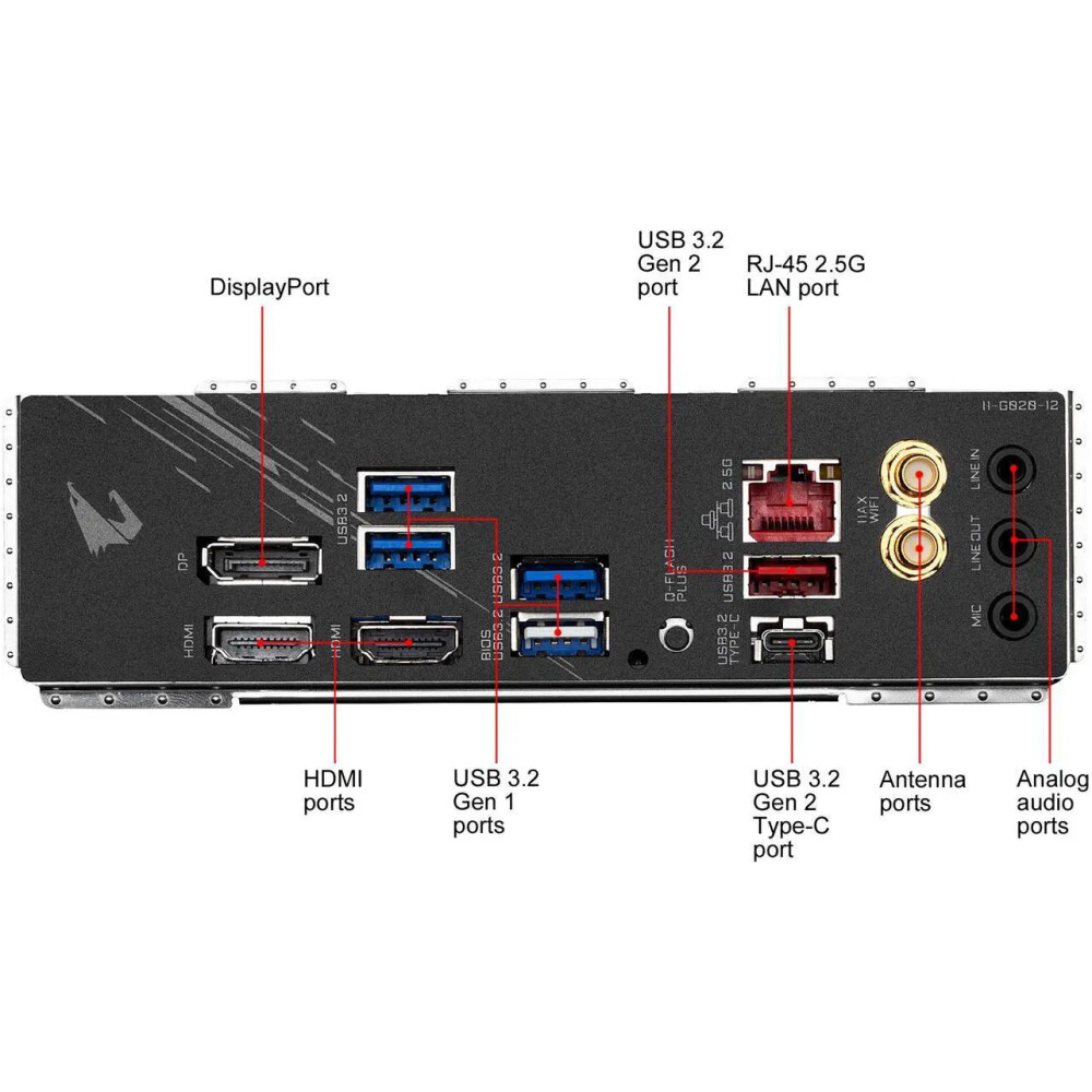 Motherboard GIGABYTE B550I AORUS PRO AX Socket AM4 Mini ITX - Imagen 6