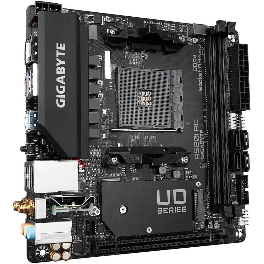 Motherboard GIGABYTE A520I AC Socket AM4 Mini ITX - Imagen 4