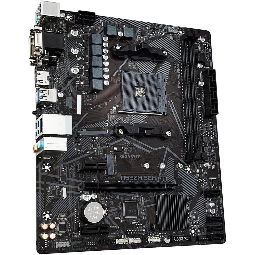 Motherboard GIGABYTE A520M S2H Socket AM4 Micro ATX - Imagen 4