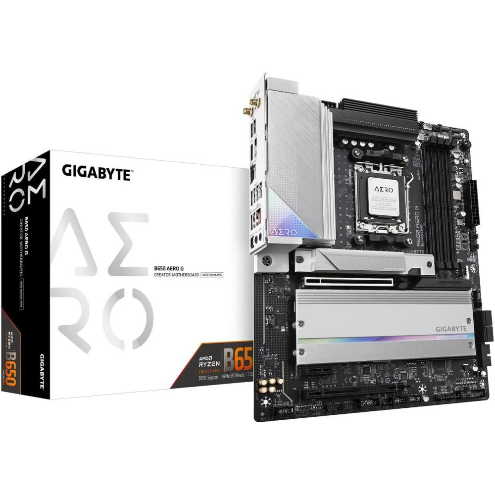 Motherboard GIGABYTE B650 AERO G Socket AM5 ATX - Imagen 1