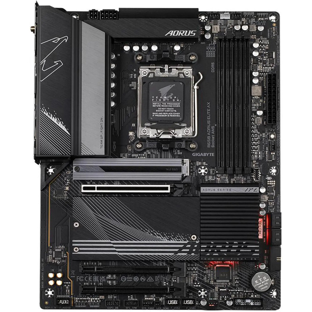 Motherboard GIGABYTE B650 AORUS ELITE AX Socket AM5 ATX - Imagen 2