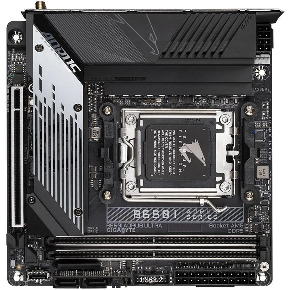 Motherboard GIGABYTE B650I AORUS ULTRA Socket AM5 Mini ITX - Imagen 3