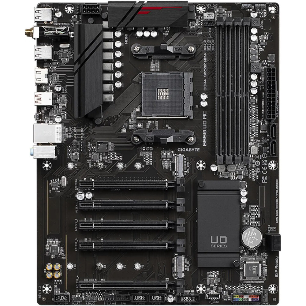 Motherboard GIGABYTE B550 UD AC Socket AM4 ATX - Imagen 2