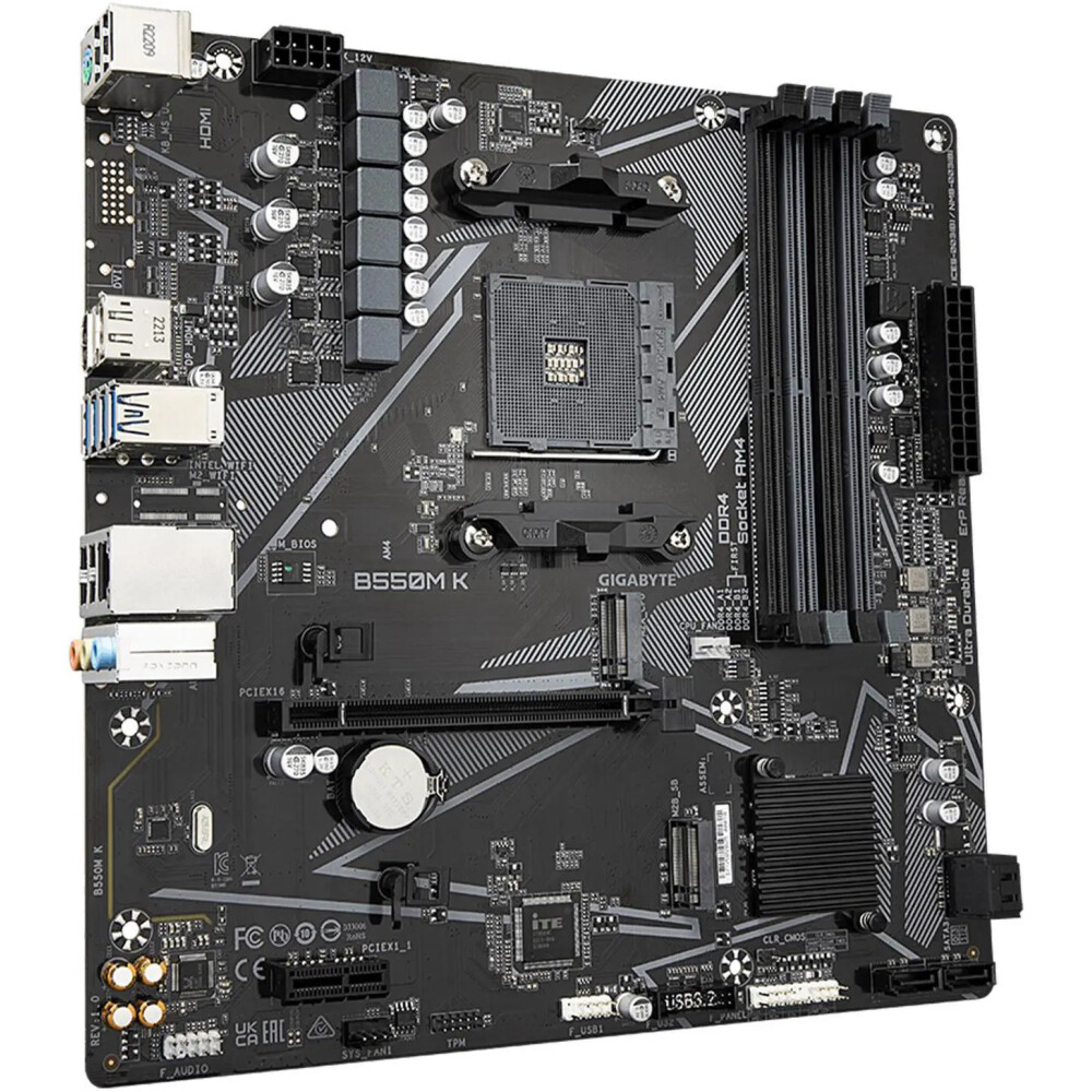Motherboard GIGABYTE B550M K Socket AM4 Micro ATX - Imagen 5