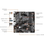 Motherboard GIGABYTE B550M K Socket AM4 Micro ATX - Imagen 3