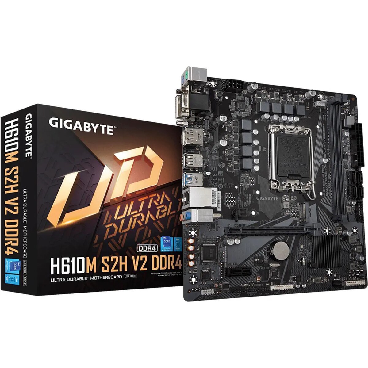 Motherboard GIGABYTE H610M S2H V2 DDR4 Socket LGA 1700 Micro ATX