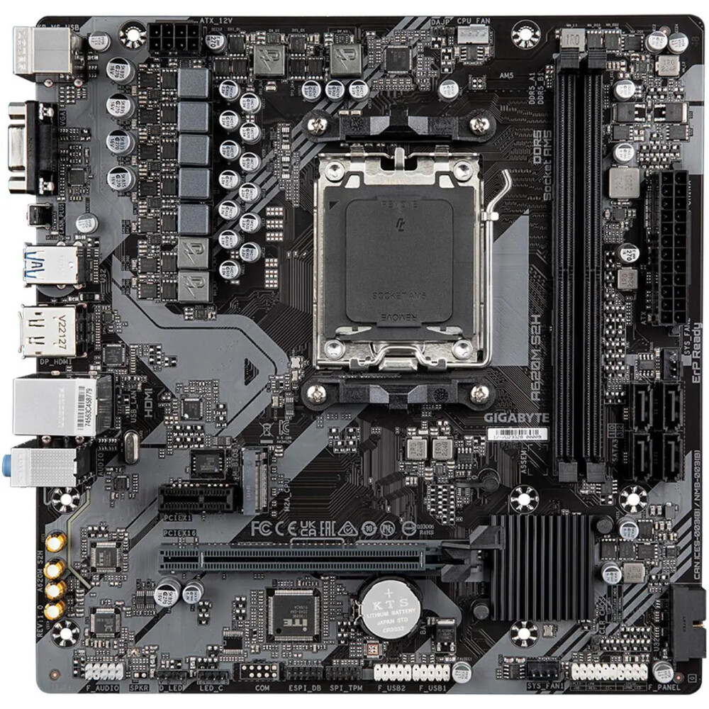 Motherboard GIGABYTE A620M S2H Socket AM5 Micro ATX - Imagen 3