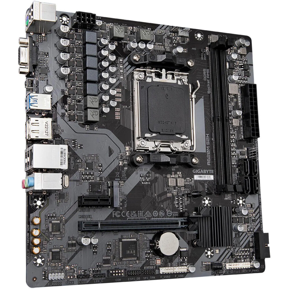 Motherboard GIGABYTE A620M S2H Socket AM5 Micro ATX - Imagen 4