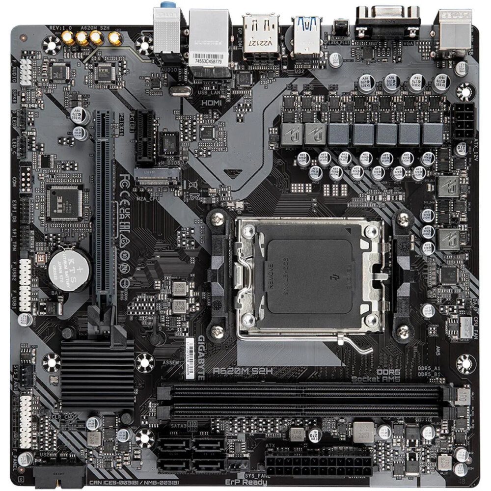 Motherboard GIGABYTE A620M S2H Socket AM5 Micro ATX - Imagen 5