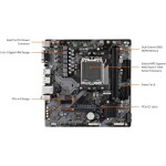 Motherboard GIGABYTE A620M S2H Socket AM5 Micro ATX - Imagen 2