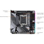 Motherboard GIGABYTE B760I AORUS PRO Socket LGA1700 Mini ITX - Imagen 2