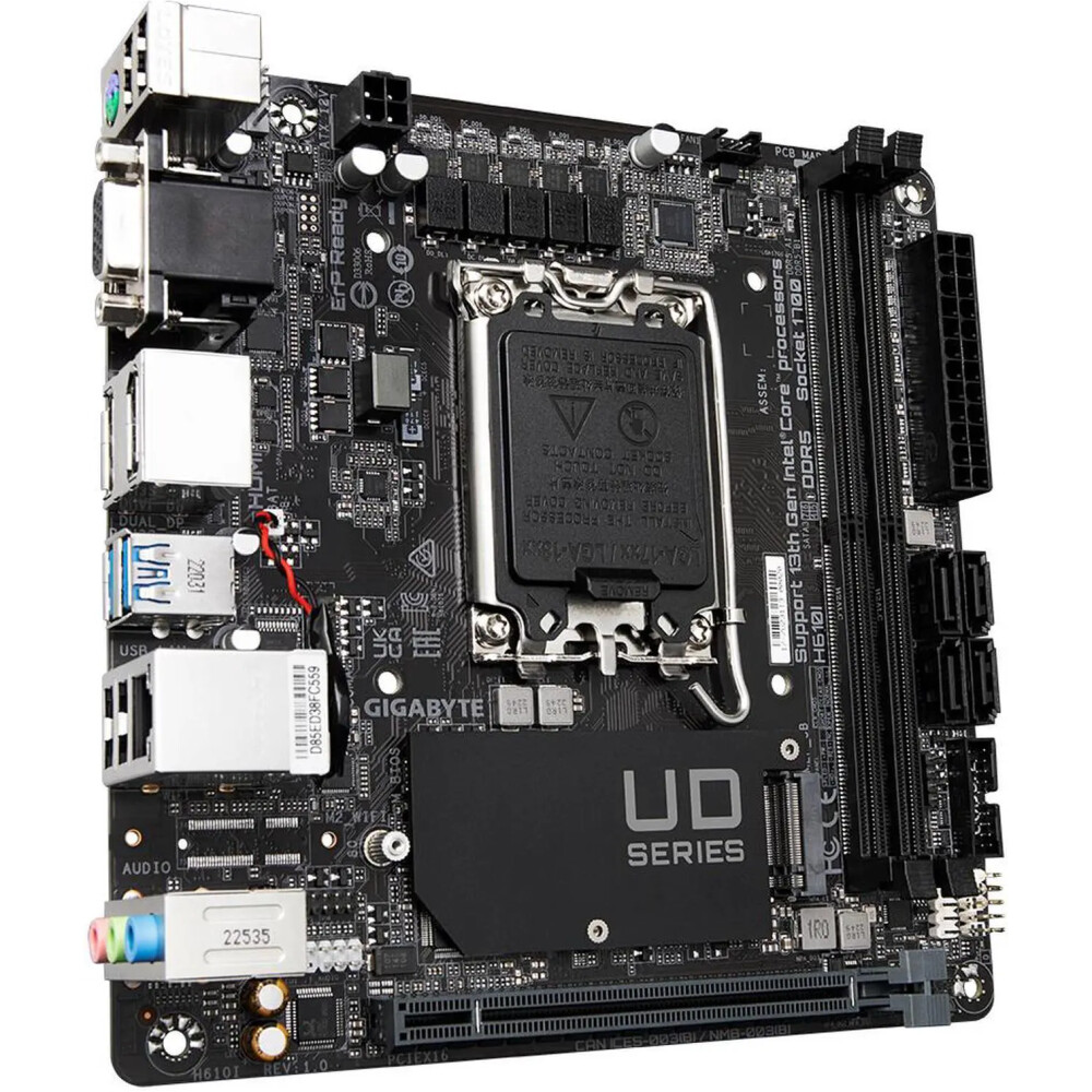 Motherboard GIGABYTE H610I Socket LGA 1700 Mini ITX - Imagen 3