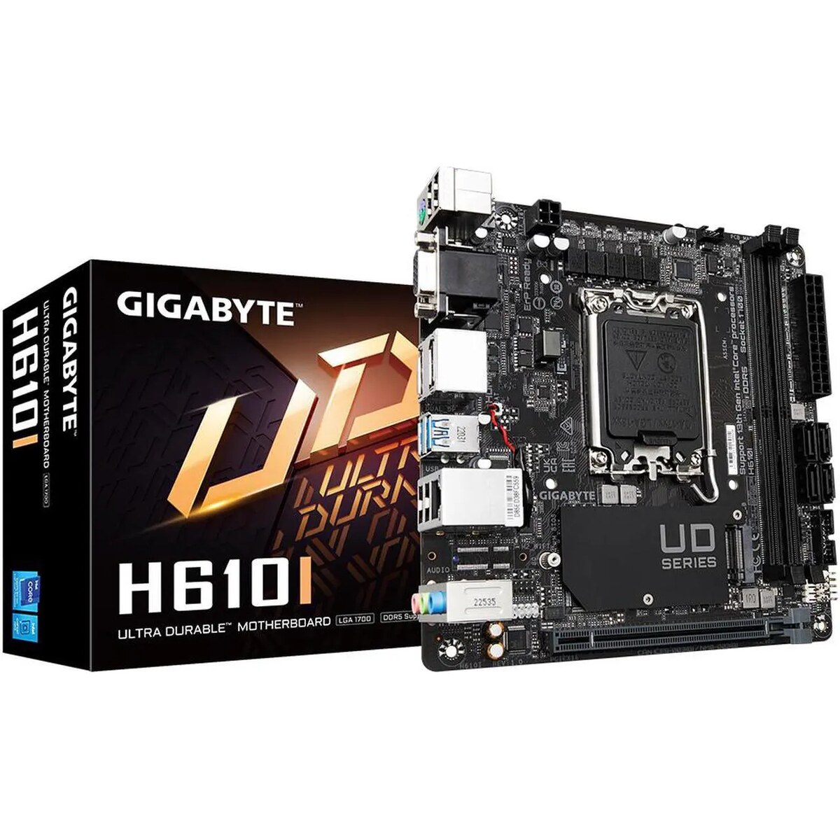 Motherboard GIGABYTE H610I Socket LGA 1700 Mini ITX
