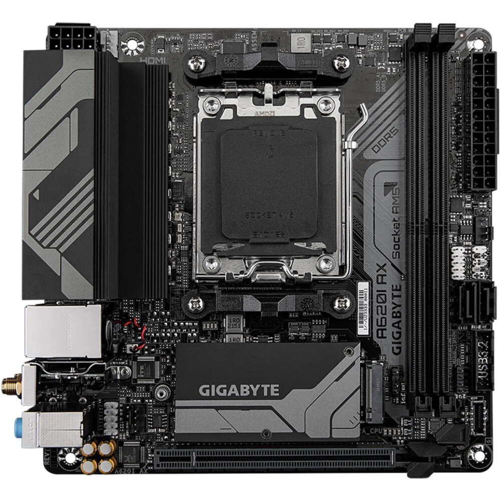 Motherboard GIGABYTE A620I AX Socket AM5 Mini ITX - Imagen 2