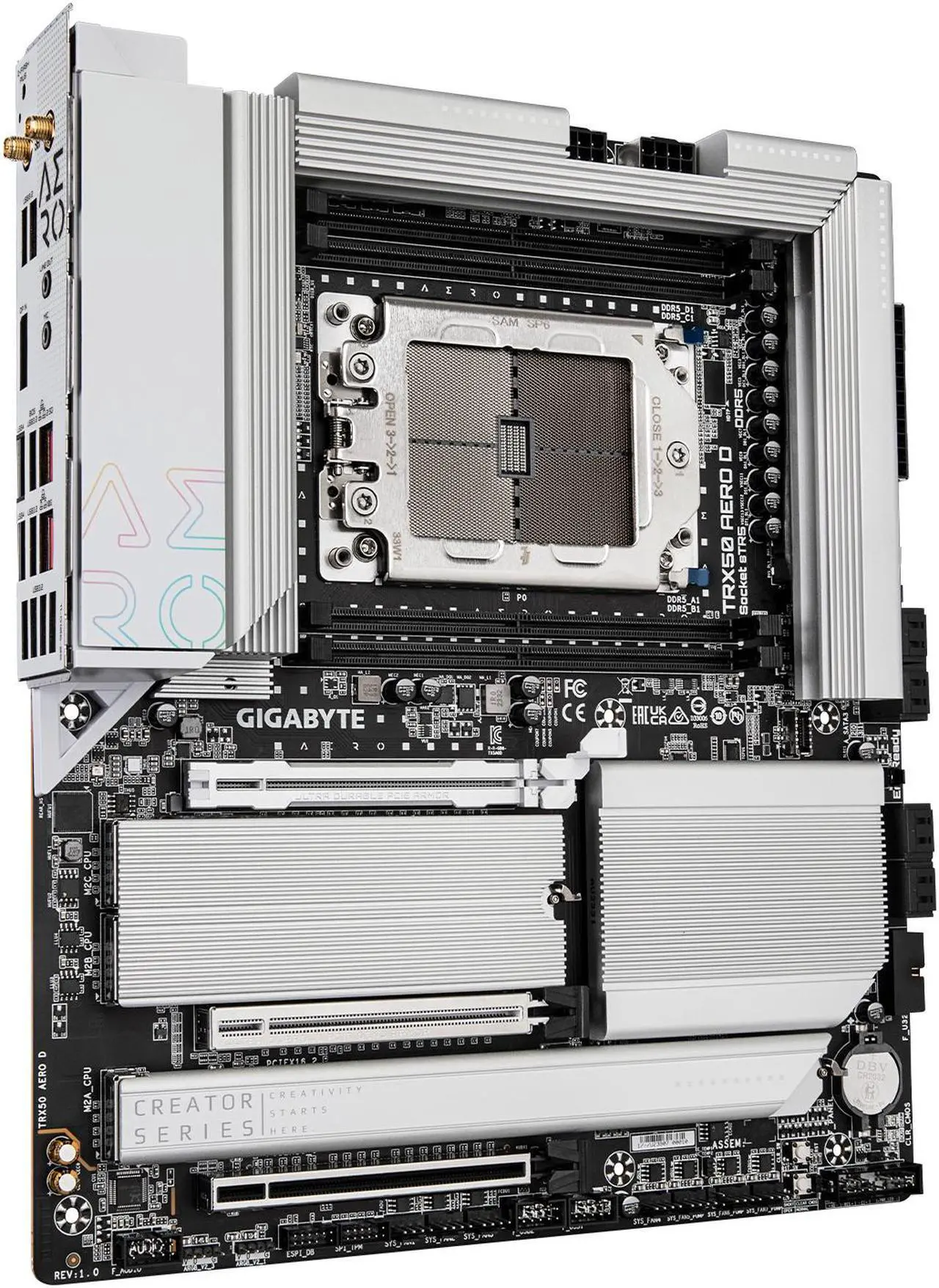 13-145-484-02.webp Motherboard GIGABYTE TRX50 AERO D Socket sTR5 E-ATX - Imagen 2