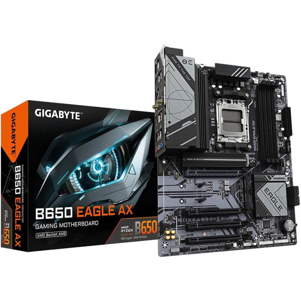 Motherboard GIGABYTE B650 EAGLE AX Socket AM5 ATX - Imagen 1