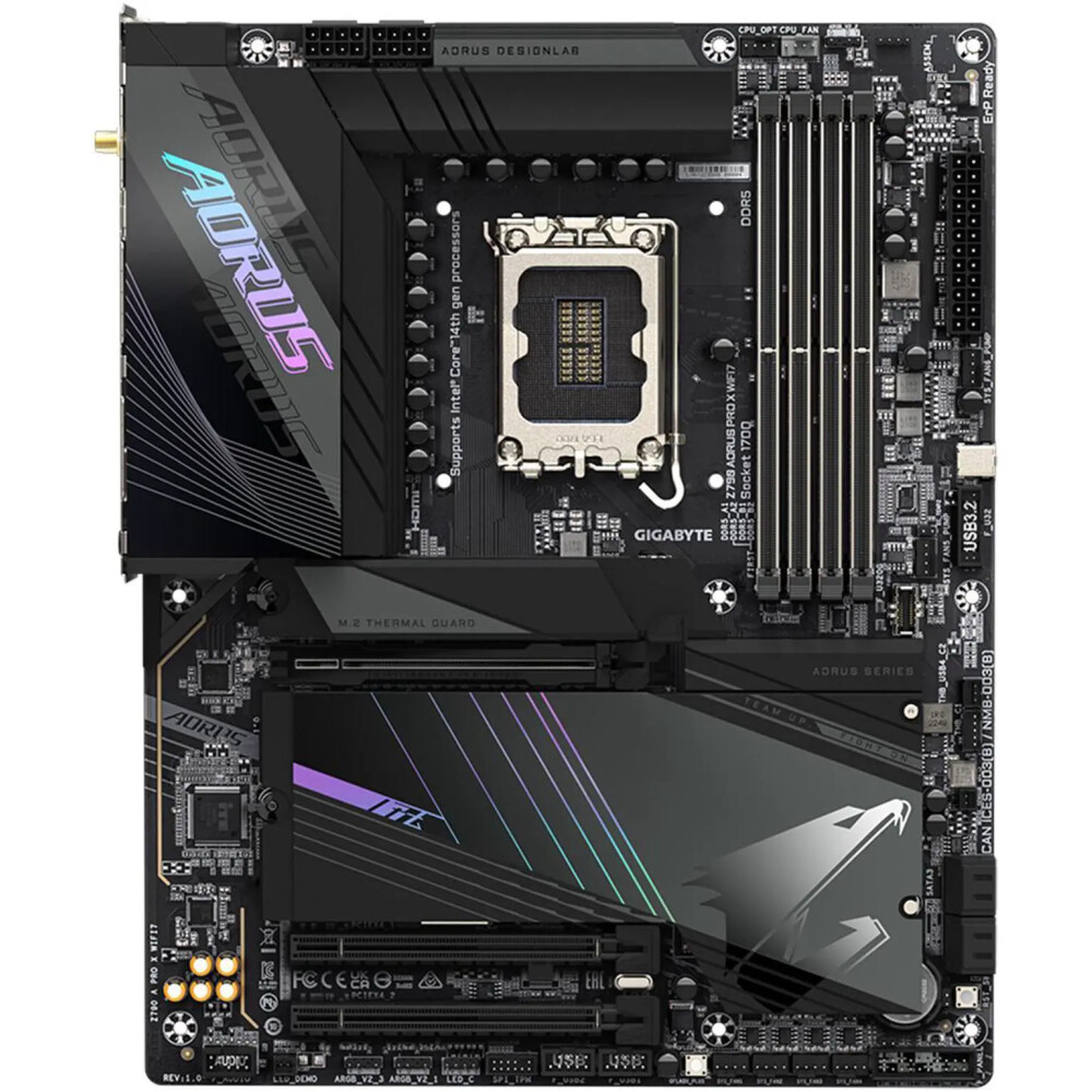 Motherboard GIGABYTE Z790 AORUS PRO X WIFI7 Socket LGA1700 ATX - Imagen 2