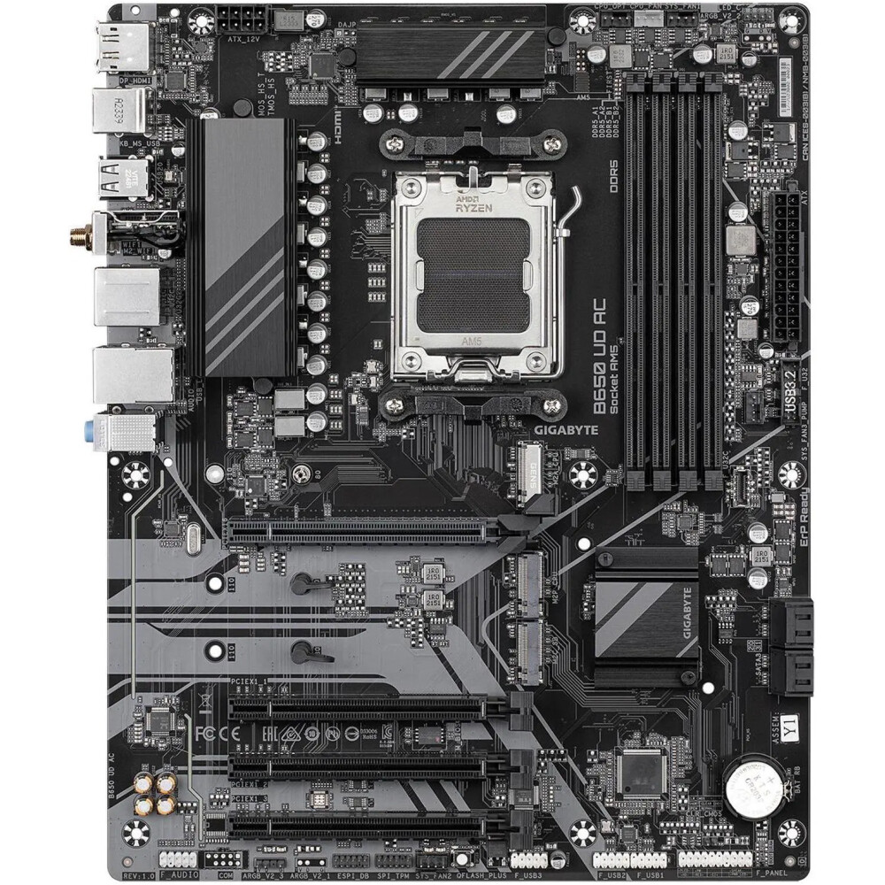Motherboard GIGABYTE B650 UD AC Socket AM5 ATX - Imagen 2